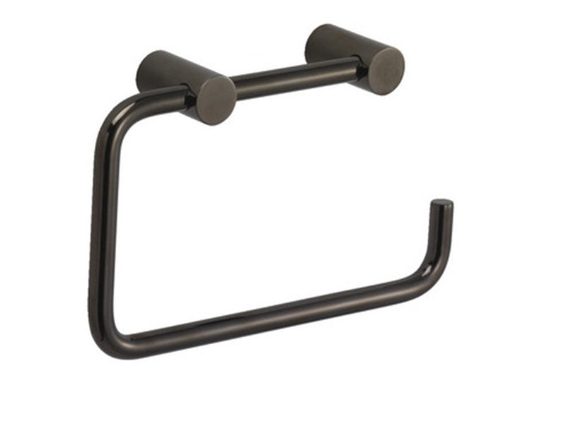 Pressalit toilet paper holder black chrome