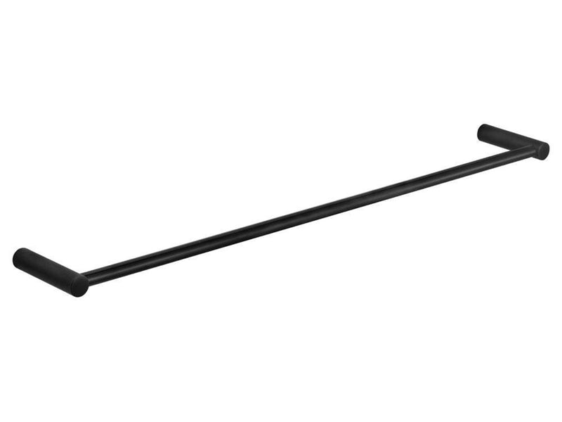 Pressalit towel rail single matte black