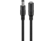 Pro 2.1 mm DC extension cable Black