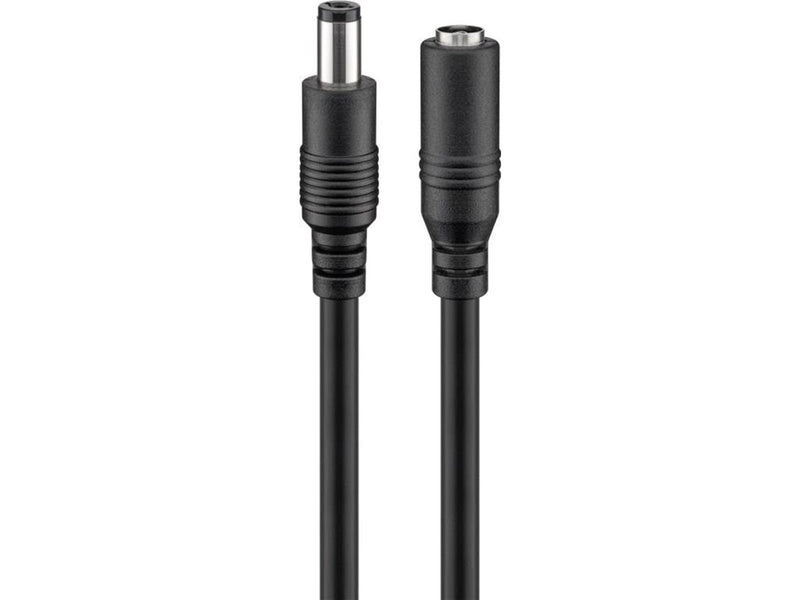 Pro 2.1 mm DC extension cable Black