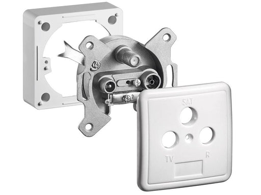 Pro 3-way antenna-wall-socket set