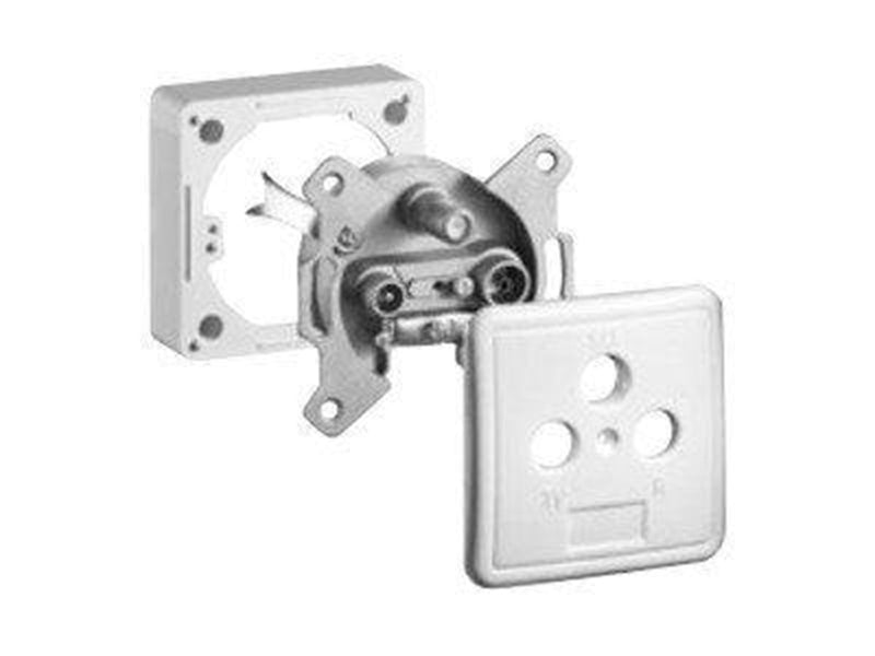 Pro 3-way antenna-wall-socket set