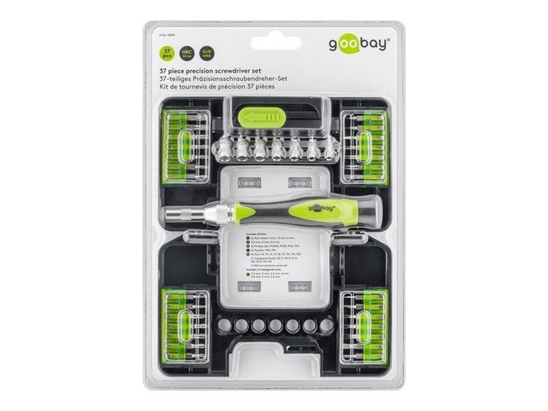 Pro 37-piece precision screwdriver set