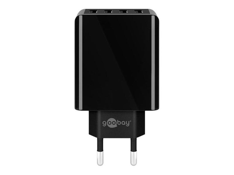 Pro 4-way USB charger (30W) black