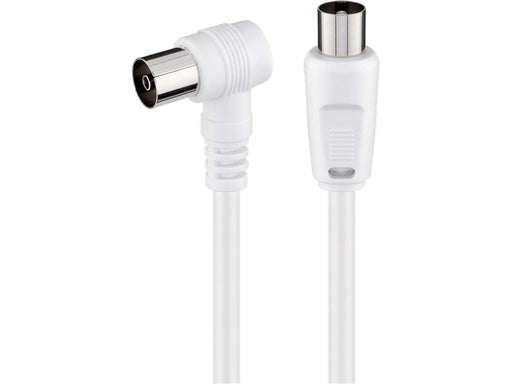 Pro Angled antenna cable (<70 dB) 2x shielded
