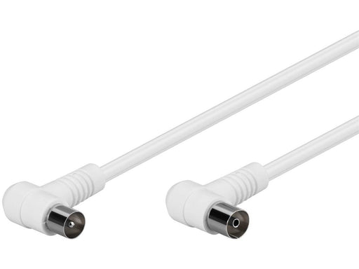 Pro Antenne Kabel Weiß 2x90° - 1.5m