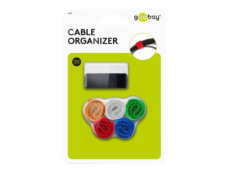 Pro Cable Management Set with Hook-and-Loop Fastener
