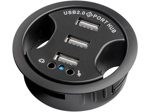 Pro Connect USB/Audio Verlängerung USB-Hubs - 3 - Schwarz