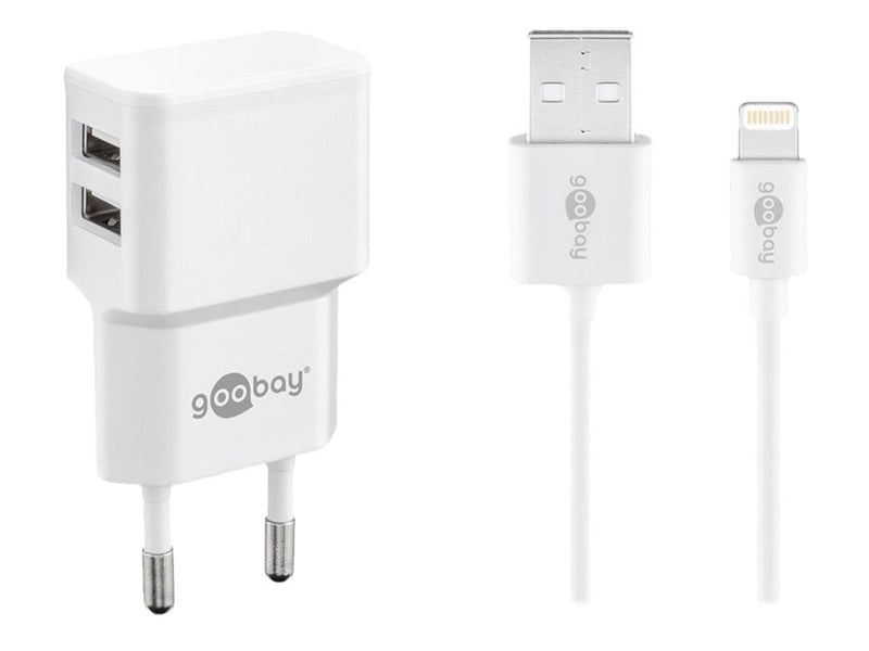 Pro Dual Apple Lightning charger set 2.4 A
