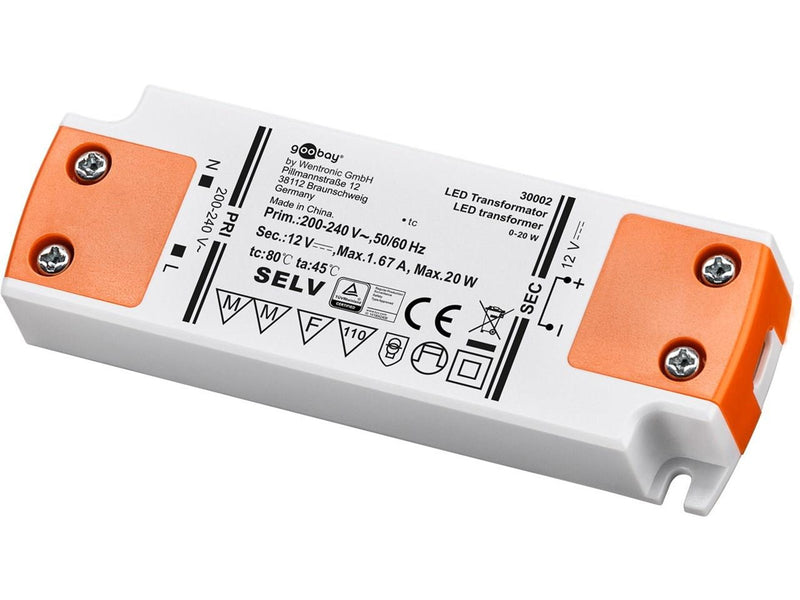 Pro LED Transformer 12 V (DC)/20 W