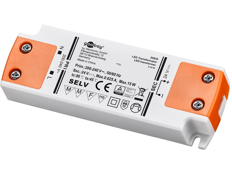 Pro LED Transformer 24 V (DC)/15 W 15 W