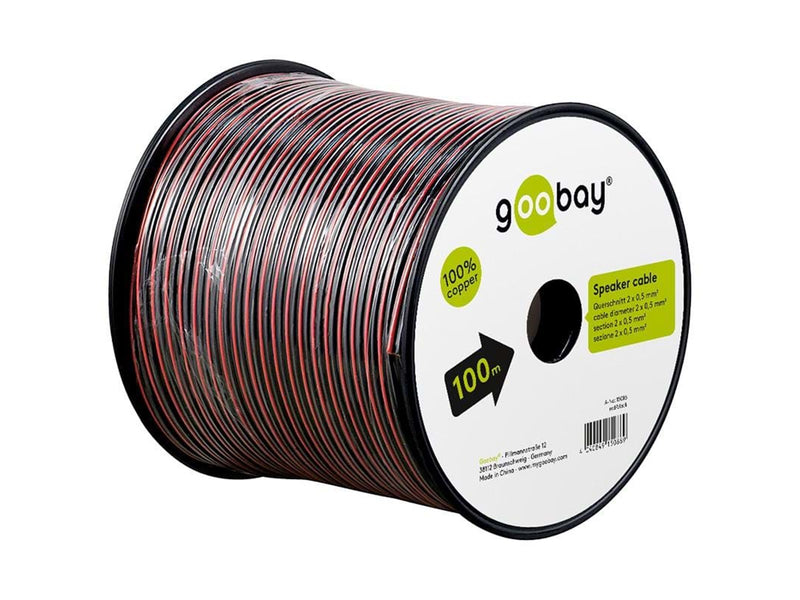 Pro Lautsprecher Kabel 0.5mm B/R - 100m