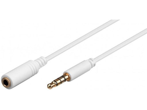 Pro MiniJack 3.5mm Ext. 4P - Wh - 2m