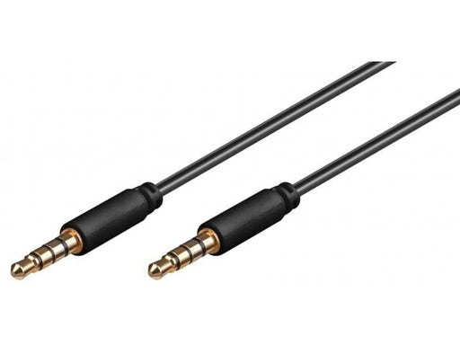 Pro MiniJack 3.5mm Slim 4P - Bk - 1.5m