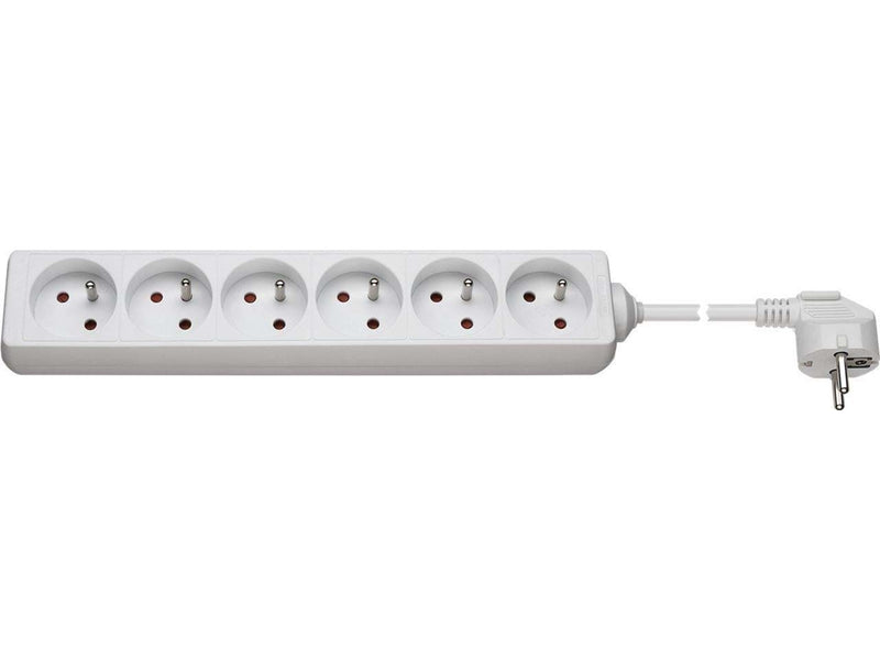Pro Power Socket x6 - Weiß - 1.5m