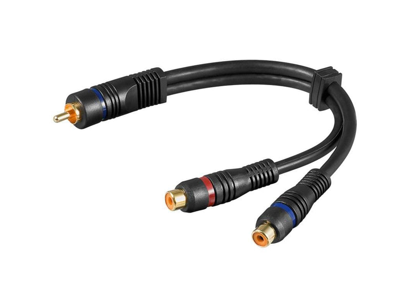 Pro RCA adapter RCA M - 2xRCA F
