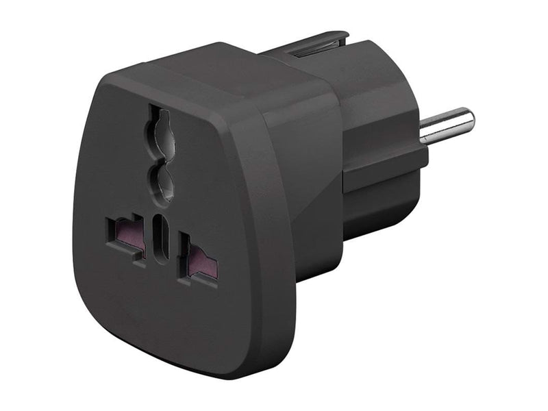 Pro Reise Adapter zu CEE7/7 - Schwarz