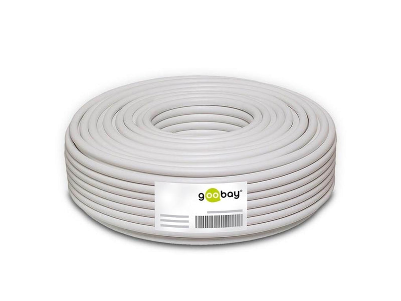Pro Speaker Cable white CCA - 25 m