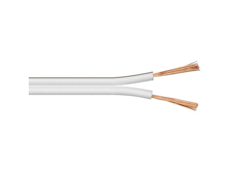 Pro Speaker Cable white CCA - 25 m