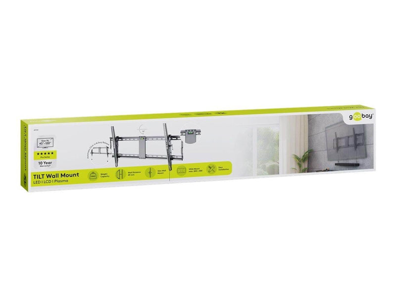 Pro TV wall mount TILT (XL) black - for TVs f - Max 70 kg - recommended for 50", 55"
