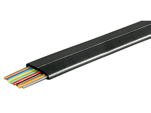 Pro Telephone flat cables 8-core 100 m reel AWG 28.
