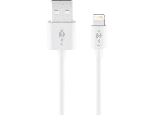 Pro USB-A <-> Lightning - Weiß - 0.5m