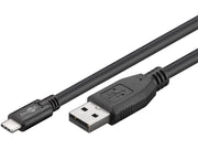 Pro USB-A <-> USB-C - 0.5m - USB 3.0 - Schwarz