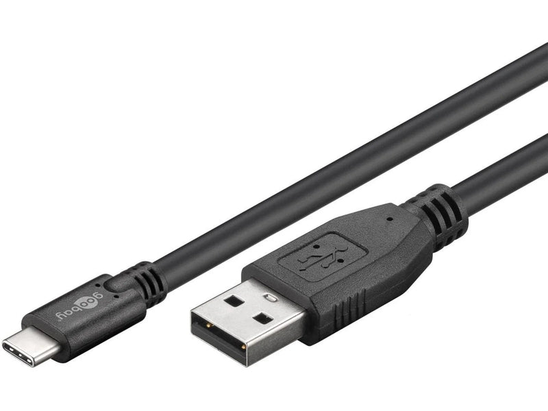 Pro USB-A <-> USB-C - 0.5m - USB 3.0 - Schwarz