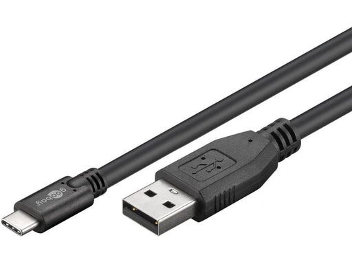 Pro USB-A <-> USB-C - 0.5m - USB 3.0 - Schwarz