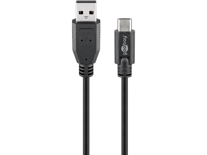 Pro USB-A <-> USB-C - 0.5m - USB 3.0 - Schwarz