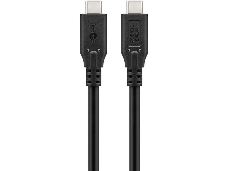 Pro USB-C <-> USB-C - 0.5m - 240 Watt Power Delivery - USB 4.0 / Thunderbolt 4 - Schwarz