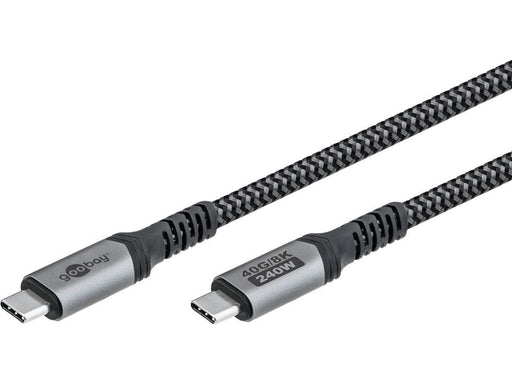 Pro USB-C <-> USB-C - 1.5m - 240 Watt Power Delivery - USB 4.0 / Thunderbolt 4 - Schwarz