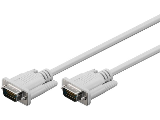 Pro VGA (15pin) - Display Kabel - 2m - Weiß
