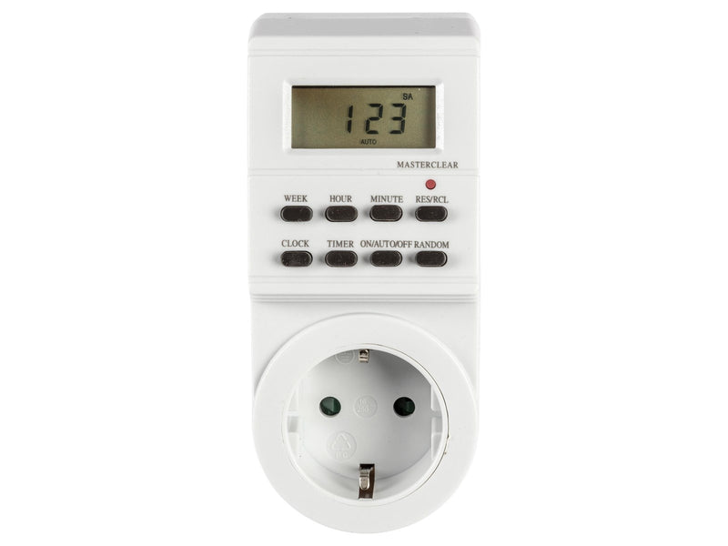 Pro electronic weekly timer for indoor use