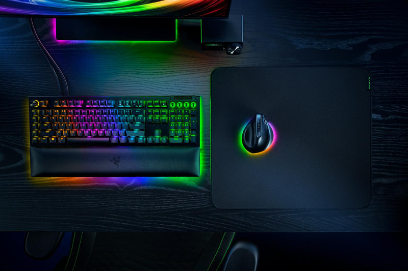 Razer Pro Click V2 Vertical Maus Universal rechts RF Wireless + Bluetooth + USB Type-C Optisch 30000 DPI