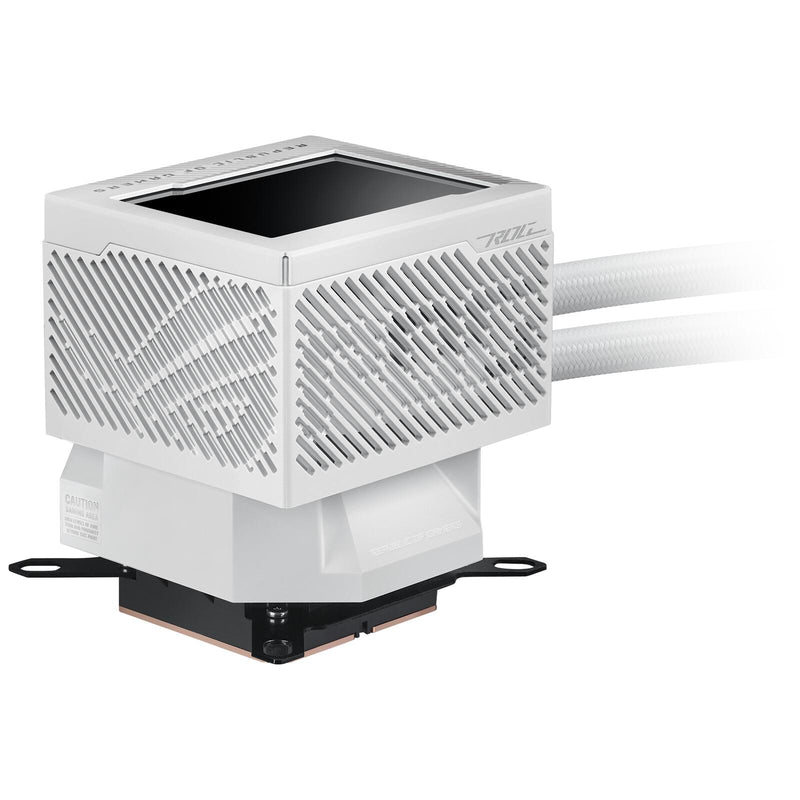 ASUS ROG Ryujin III 360 ARGB White Edition All-in-One Flüssig CPU-Kühler (3,5 Zoll LCD, Asetek-Pumpe der 8. Generation,