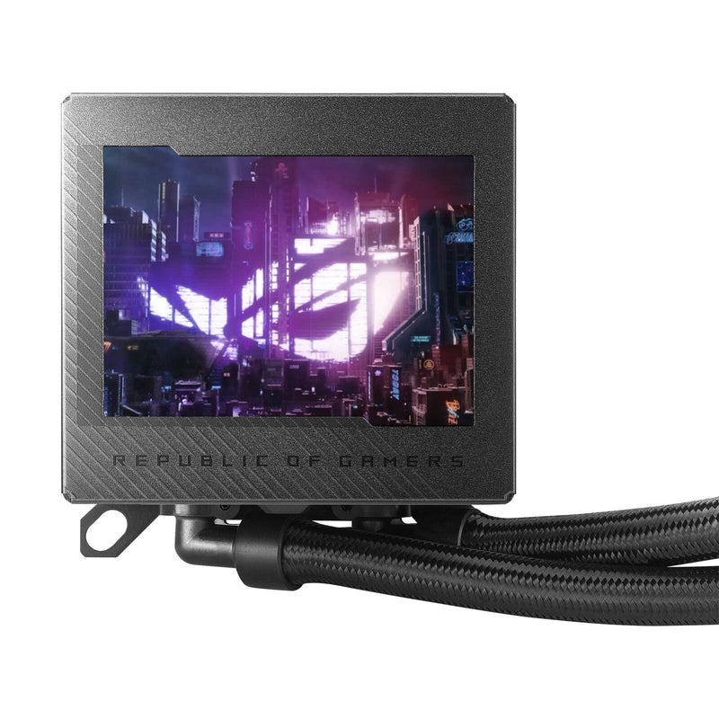 ASUS ROG Ryujin III 360 ARGB All-in-One Flüssig CPU-Kühler (3,5 Zoll LCD, Asetek-Pumpe der 8. Generation, 3x ROG 120mm R