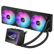 ASUS ROG Ryujin III 360 ARGB All-in-One Flüssig CPU-Kühler (3,5 Zoll LCD, Asetek-Pumpe der 8. Generation, 3x ROG 120mm R