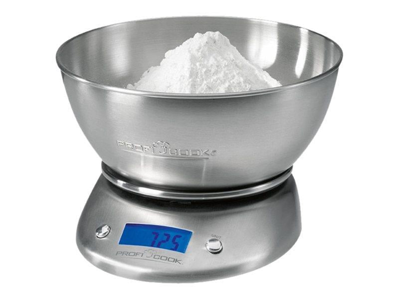 ProfiCook Küchenwaagen PC-KW 1040 - kitchen scales - stainless steel/black