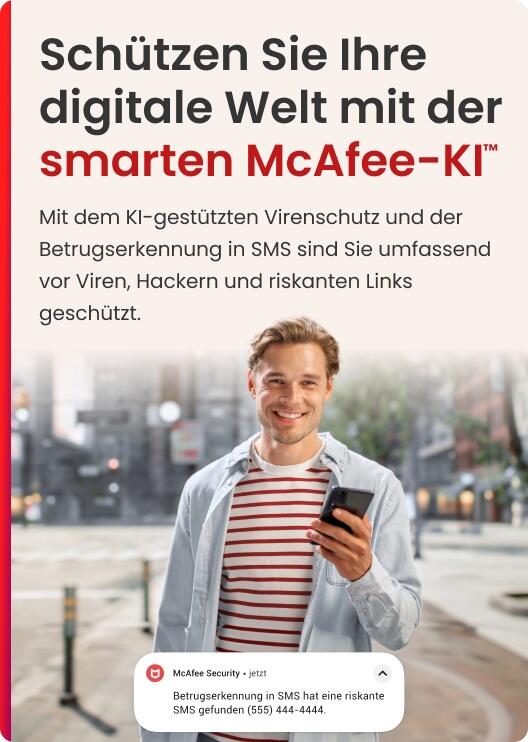 McAfee Total Protection - Abonnement-Lizenz (1 Jahr) - 5 Peripheriegeräte - Download - Win, Mac, Android, iOS - Deutsch