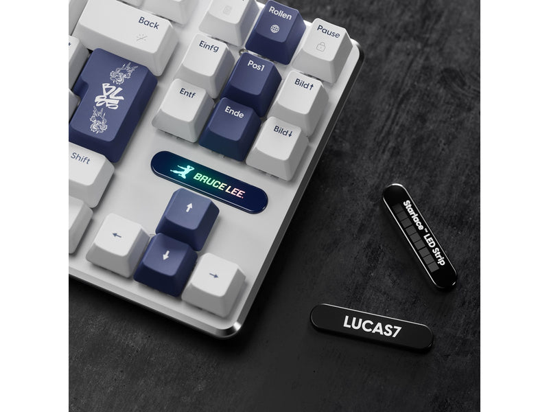 Pulsar PCMK 3 HE TKL (Bruce Lee 85th edition) - Gaming Tastatur (TKL) - 80% - Nordic ISO - Weiss