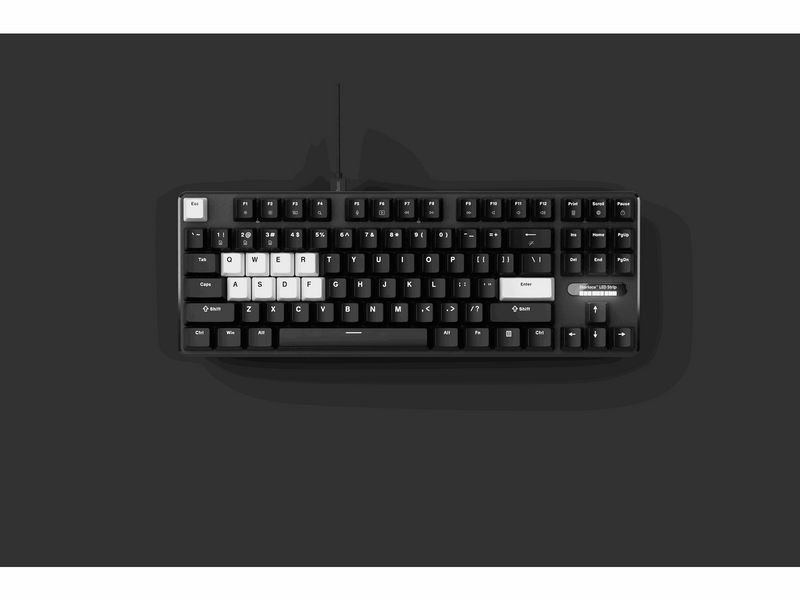 Pulsar PCMK 3 HE TKL - Gaming Tastatur (TKL) - 80% - Englisch (US) - Schwarz