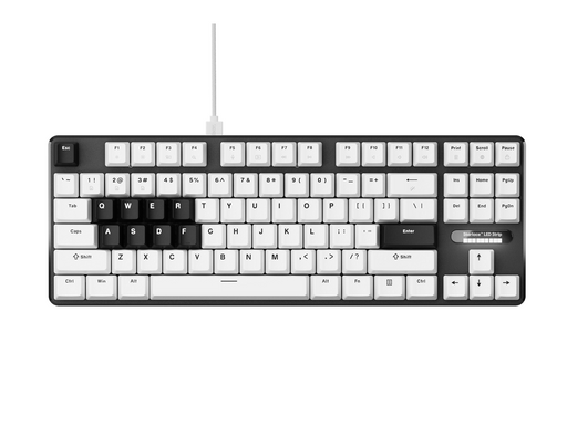 Pulsar PCMK 3 HE TKL - Gaming Tastatur (TKL) - 80% - Englisch (US) - Weiss