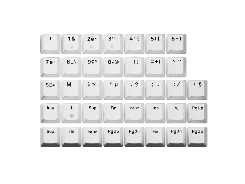 Pulsar PCMK 3 HE TKL - Gaming Tastatur (TKL) - 80% - ISO - Weiss