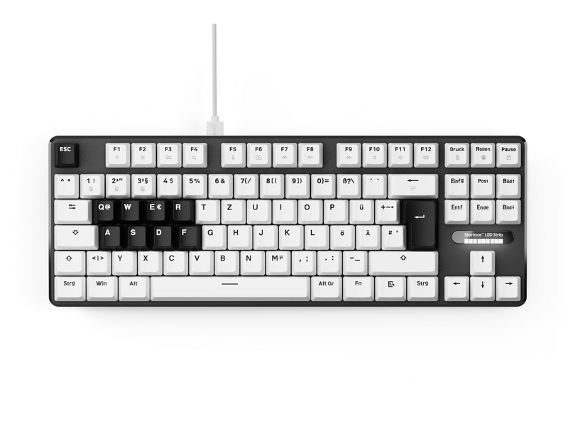 Pulsar PCMK 3 HE TKL - Gaming Tastatur (TKL) - 80% - ISO - Weiss