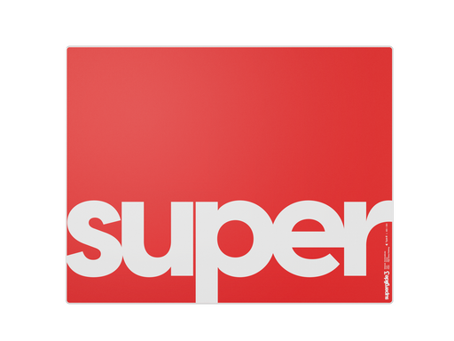 Pulsar Superglide V3 Glass Pad Type-S - Large - Rot