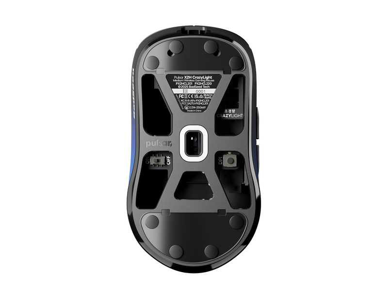 Pulsar X2H CRAZYLIGHT Mini (BadSeed Tech Edition) - Gaming Maus (Blau)