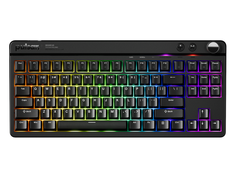 Pulsar Xboard MS TKL (ANSI) - Gaming Tastatur (TKL) - 80% - Englisch (US) - Schwarz