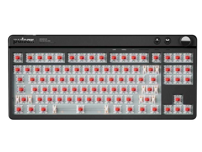 Pulsar Xboard MS TKL (ANSI) - Gaming Tastatur (TKL) - 80% - Englisch (US) - Schwarz
