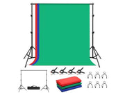 Puluz Photo studio background support  2x2m + Backdrops 3 pcs